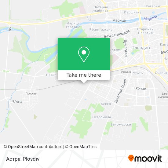 Астра map
