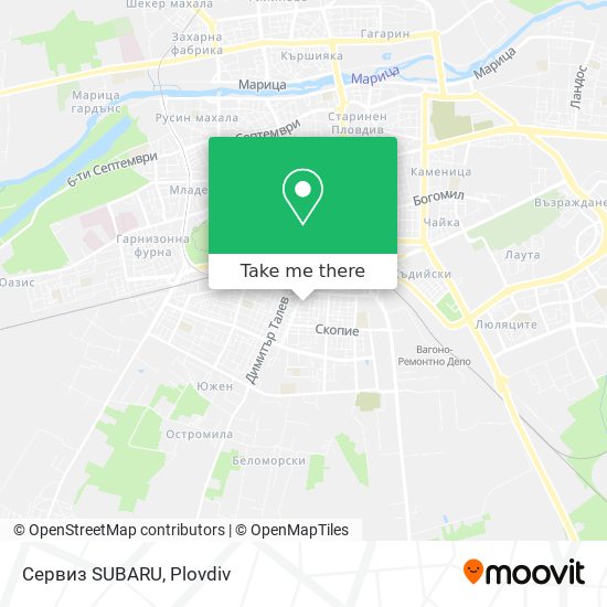 Карта Сервиз SUBARU