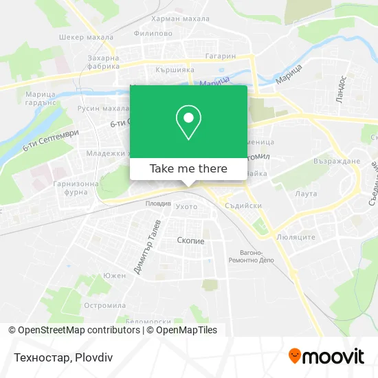Карта Техностар