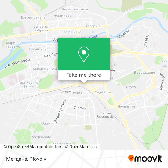 Мегдана map