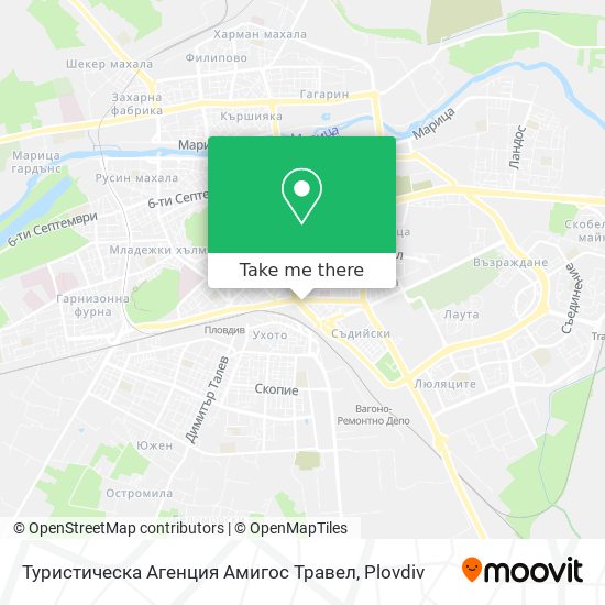 Туристическа Агенция Амигос Травел map