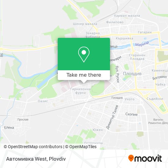 Карта Автомивка West
