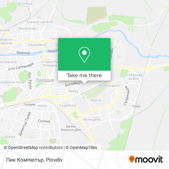 Пик Компютър map