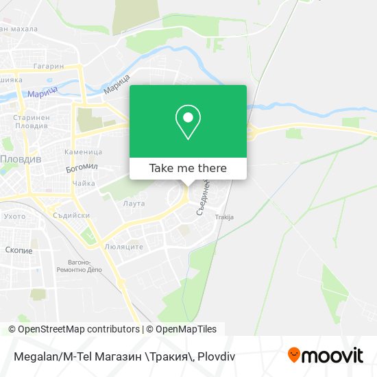 Megalan/M-Tel Магазин \Тракия\ map