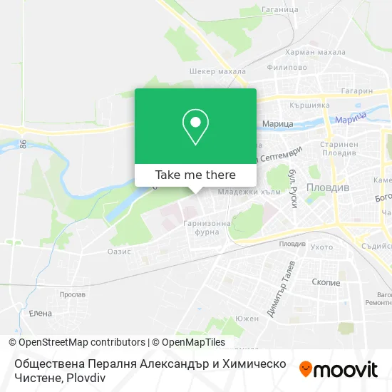 Обществена Пералня Александър и Химическо Чистене map