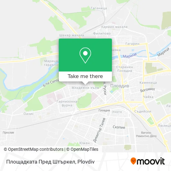 Карта Площадката Пред Штъркел