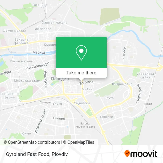 Карта Gyroland Fast Food