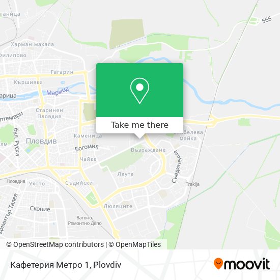 Кафетерия Метро 1 map