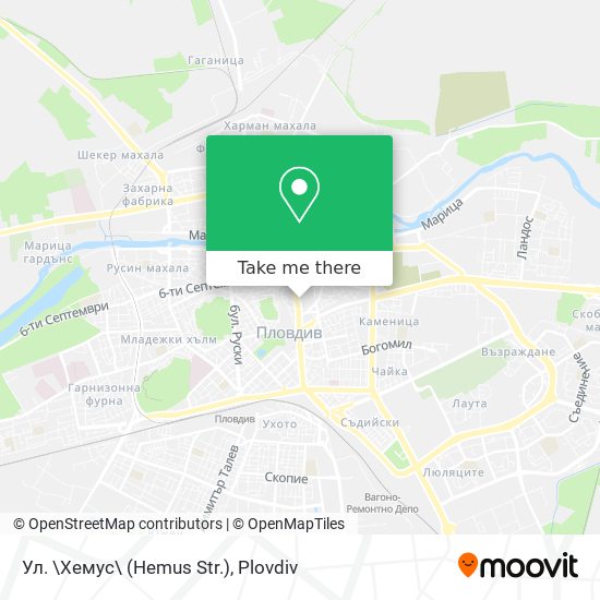 Ул. \Хемус\ (Hemus Str.) map