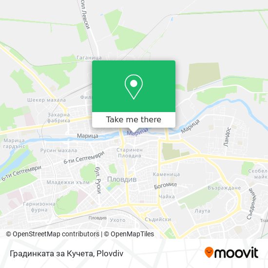 Градинката за Кучета map