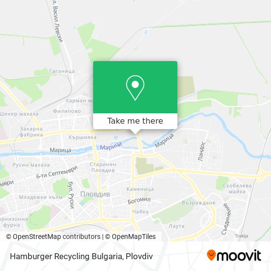 Hamburger Recycling Bulgaria map