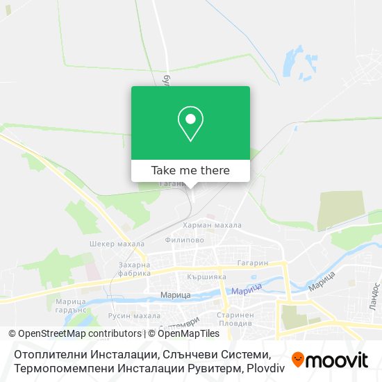 Отоплителни Инсталации, Слънчеви Системи, Термопомемпени Инсталации Рувитерм map