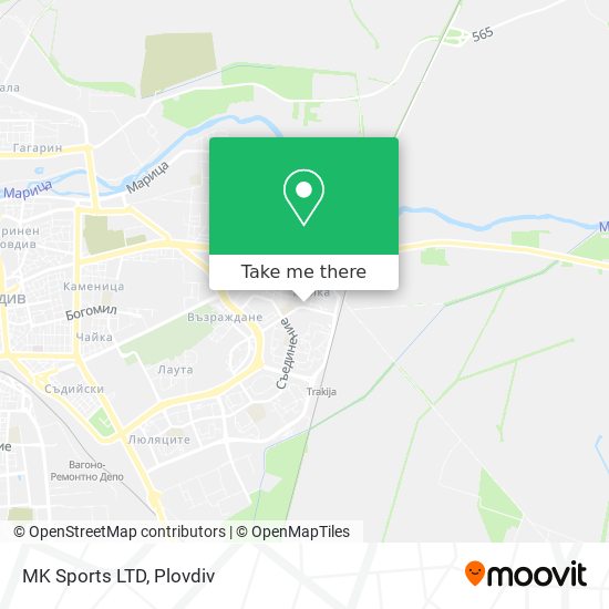 MK Sports LTD map