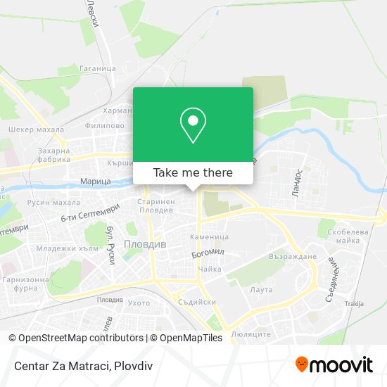 Карта Centar Za Matraci