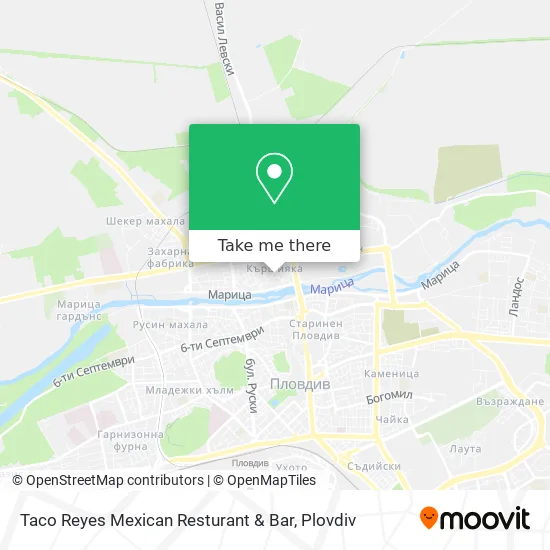 Карта Taco Reyes Mexican Resturant & Bar