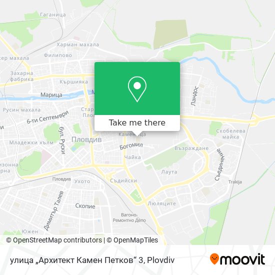 улица „Архитект Камен Петков“ 3 map