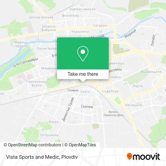 Карта Vista Sports and Medic