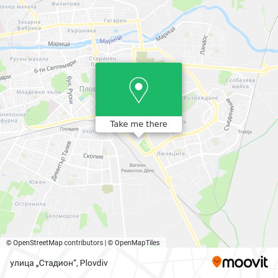 улица „Стадион“ map
