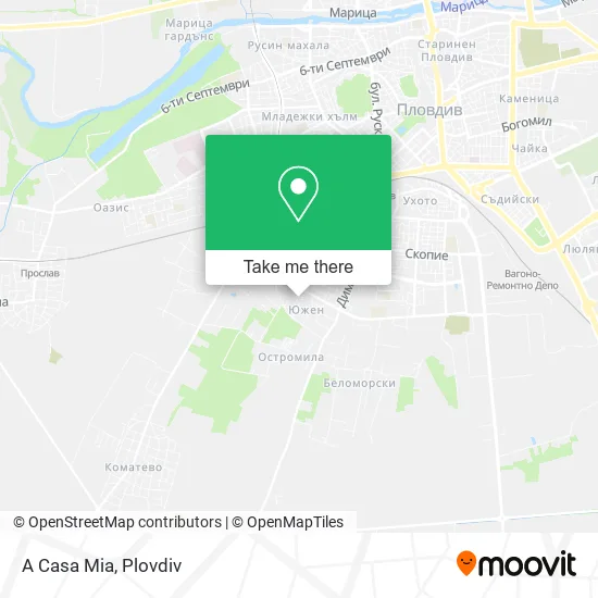 Карта A Casa Mia