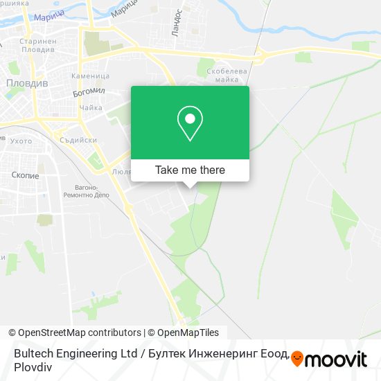 Bultech Engineering Ltd / Бултек Инженеринг Еоод map