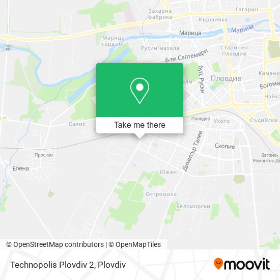 Карта Technopolis Plovdiv 2