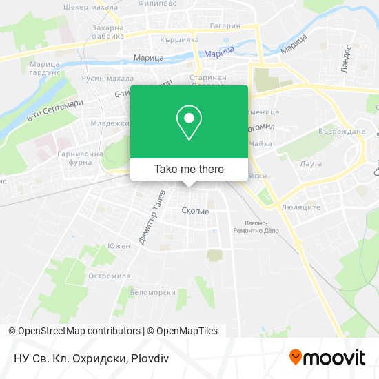 НУ Св. Кл. Охридски map