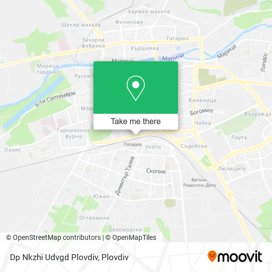 Карта Dp Nkzhi Udvgd Plovdiv
