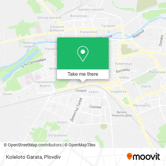 Карта Koleloto Garata