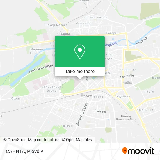 Карта САНИТА