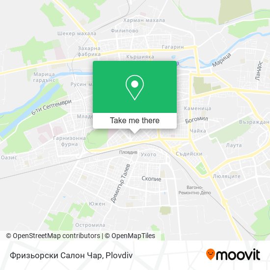 Фризьорски Салон Чар map