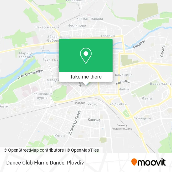 Карта Dance Club Flame Dance