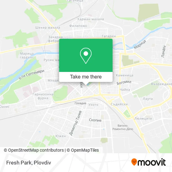 Карта Fresh Park