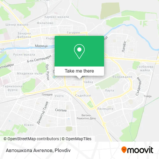 Автошкола Ангелов map