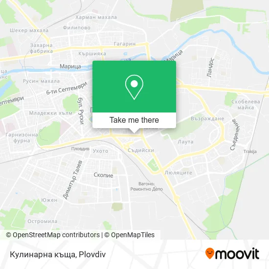 Карта Кулинарна къща