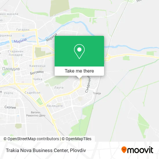 Карта Trakia Nova Business Center