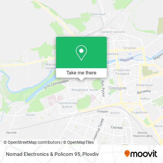 Nomad Electronics & Policom 95 map