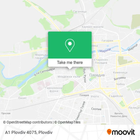 Карта A1 Plovdiv 4075