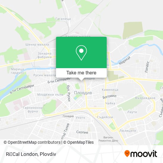 Ri̇Cal London map