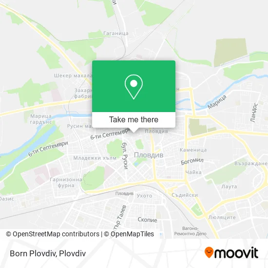 Born Plovdiv map