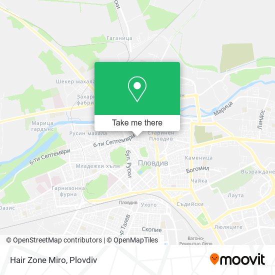 Hair Zone Miro map