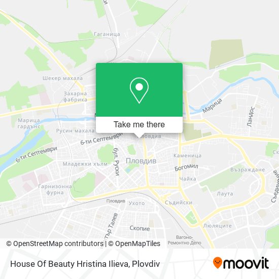 House Of Beauty Hristina Ilieva map