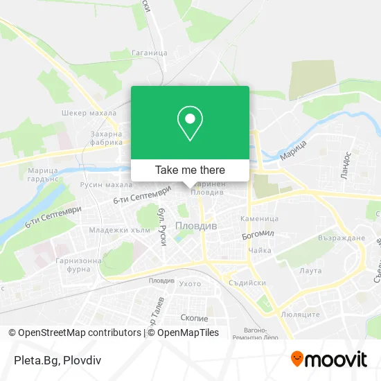 Карта Pleta.Bg