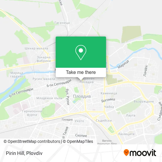 Карта Pirin Hill
