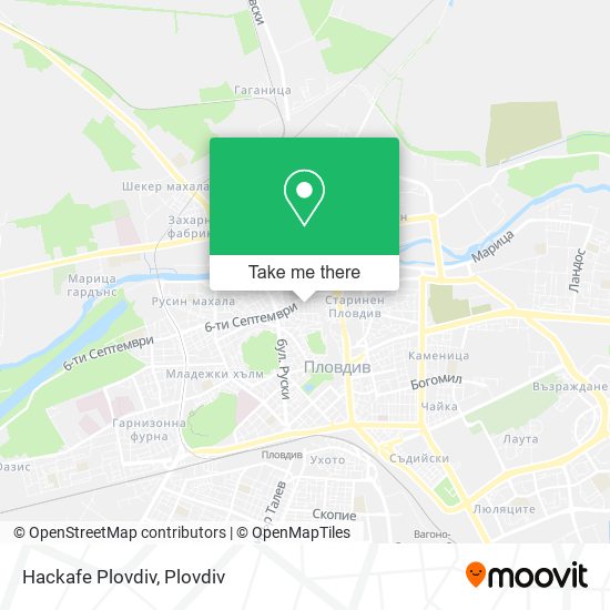 Hackafe Plovdiv map