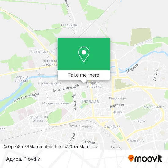 Адиса map