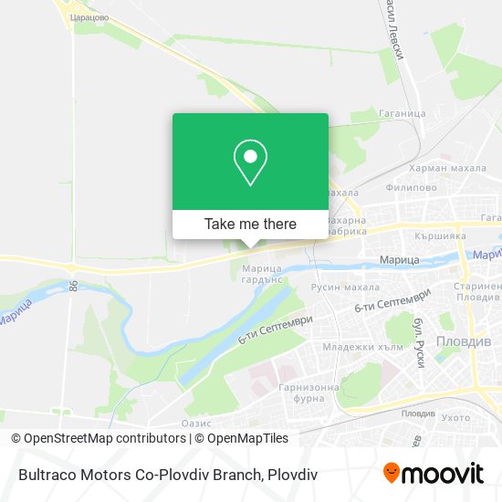 Bultraco Motors Co-Plovdiv Branch map