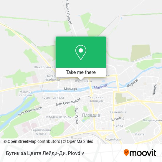 Бутик за Цветя Лейди-Ди map