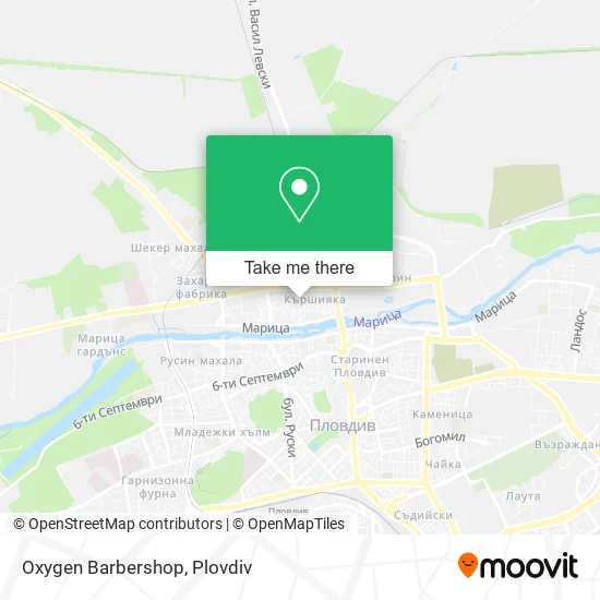 Карта Oxygen Barbershop