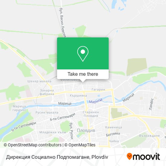 Дирекция Социално Подпомагане map