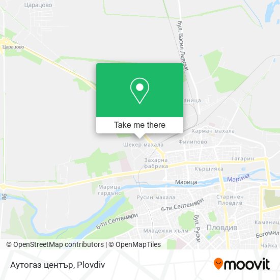 Аутогаз център map